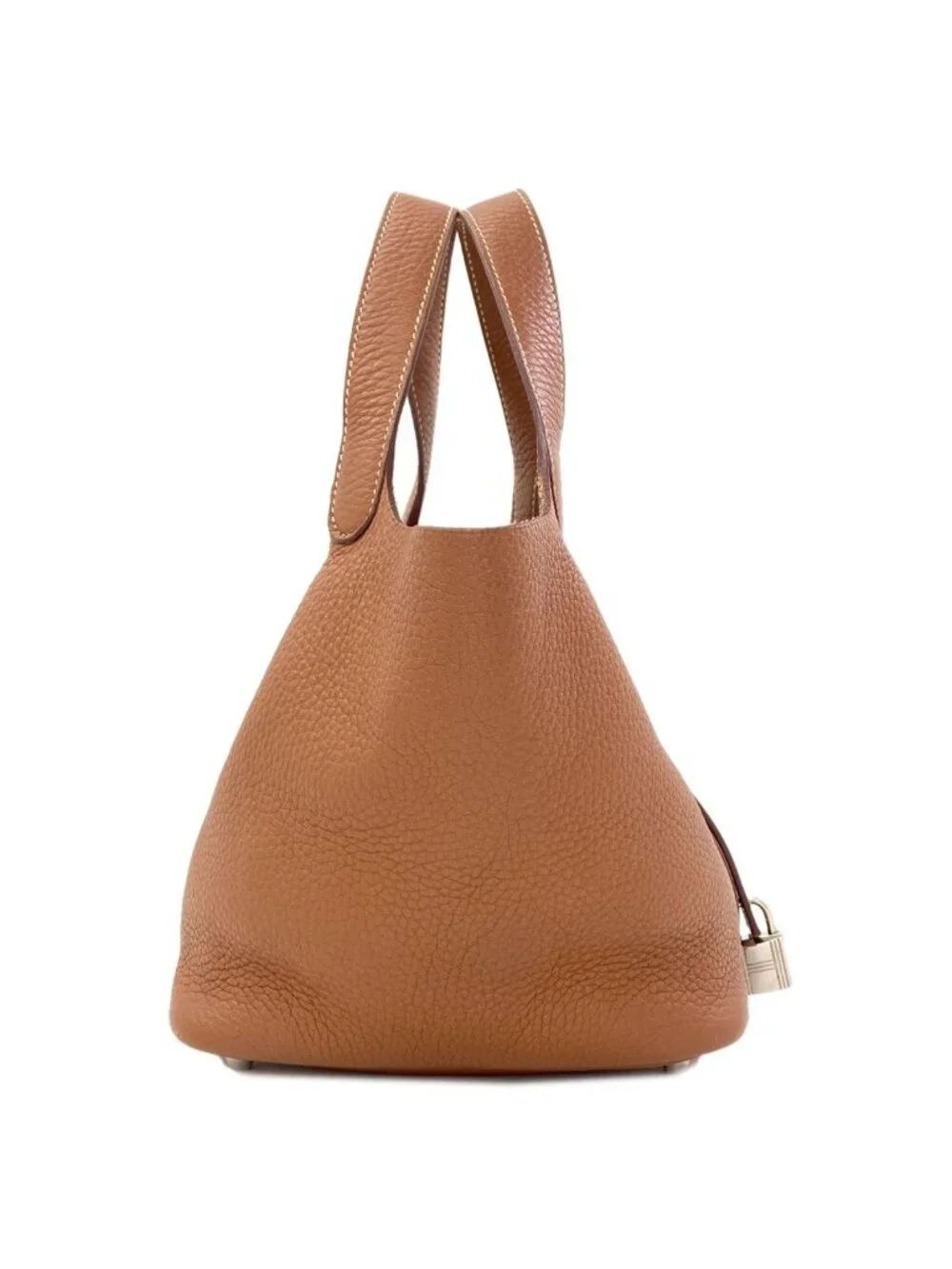 Hermes Picotin Lock PM Silver Handbag